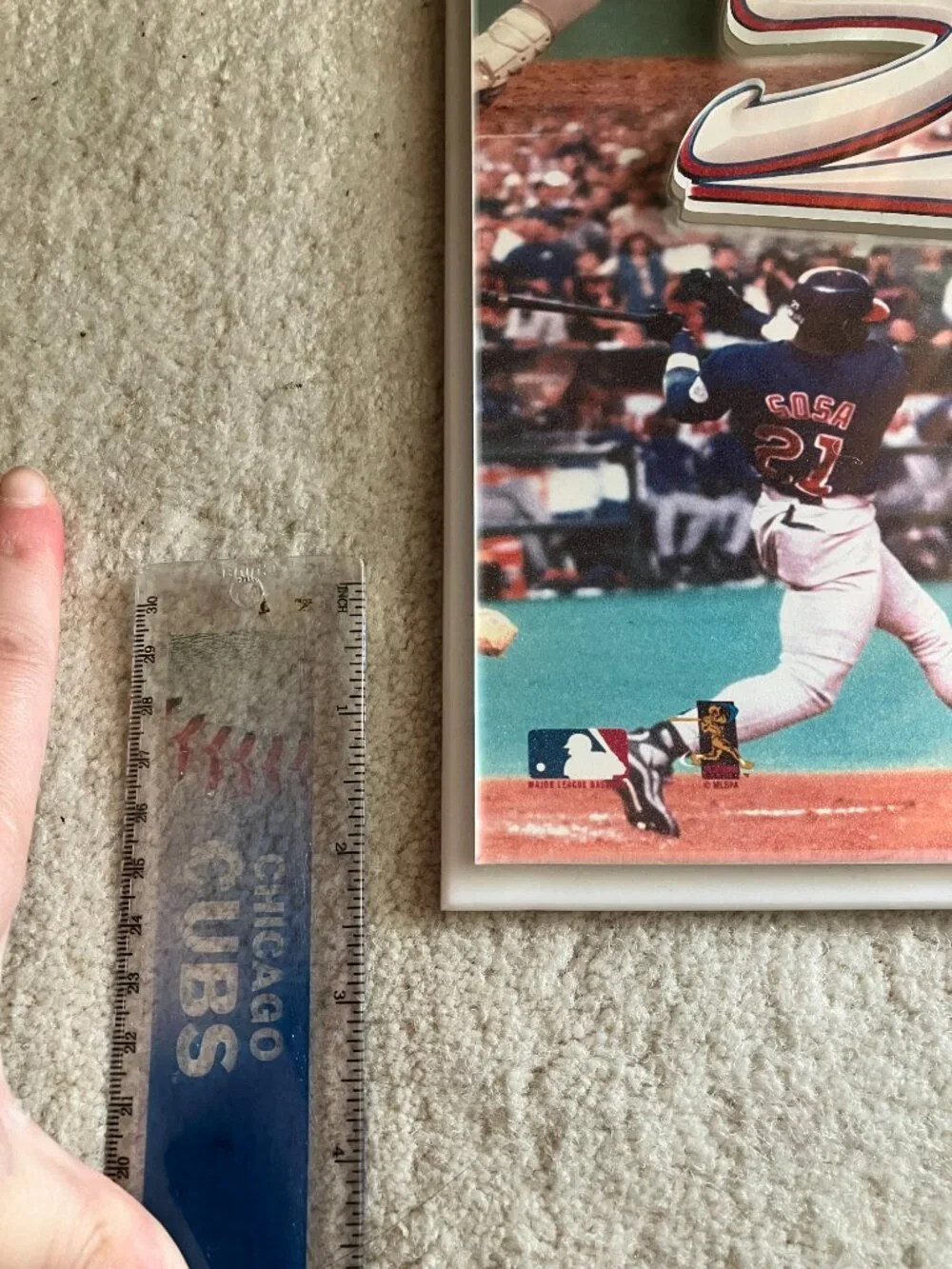 Collectible: Chicago Cubs Sammy Sosa 66th Home Run Commemorative Plaque